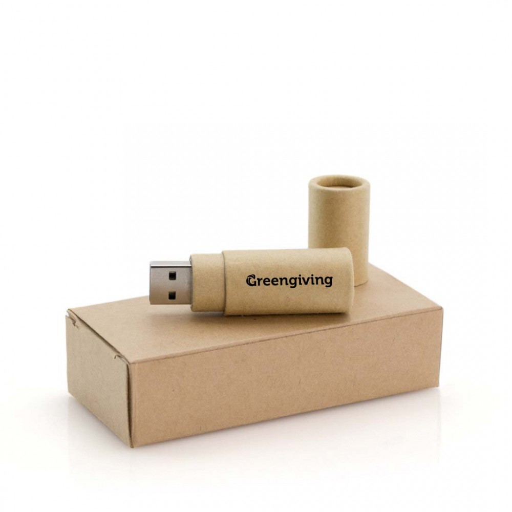 Gerecycled kartonnen USB